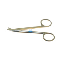 Scissors universal Wire, curved along the axis, blunt-pointed (PS-1114)