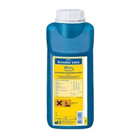 Disinfectant Korzoleks extra BODE CHEMIE for disinfection and pre-sterilization cleaning of instruments and equipment, liquid - 2000 ml, without dispenser. Preparation of the working solution - by diluting with water, depending on the required conditioning QC-019 Disinfectant Korzoleks extra BODE CHEMIE for disinfection and pre-sterilization cleaning of instruments and equipment, liquid - 2000 ml, without dispenser. Preparation of the working solution - by diluting with water, depending on the required conditioning QC-019, в интернет-магазине
