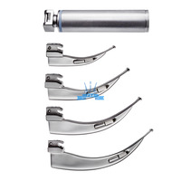Laryngoscope Macintosh set handle and 5 blades (LM-002), купить