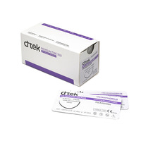 Thread POLYGLACTINE 910 DTEC, package of 12 pieces, thickness 3/0 USP, length 75 cm, polyfilament structure, color violet, resorption 56-70 days, needle length 24 mm, needle type - cutting, needle bend - 3/8 circle TS- 1015 Thread POLYGLACTINE 910 DTEC, package of 12 pieces, thickness 3/0 USP, length 75 cm, polyfilament structure, color violet, resorption 56-70 days, needle length 24 mm, needle type - cutting, needle bend - 3/8 circle TS- 1015, в интернет-магазине