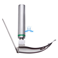 Laryngoscope Macintosh Fiber Optic, flexible tip (flexible tip) handle set and 4 blades (LM-005)