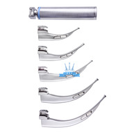 Laryngoscope Macintosh set handle and 4 blades (LM-003), купить